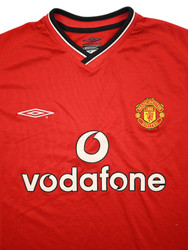 2000-02 MANCHESTER UNITED SHIRT Y/S