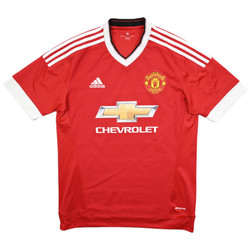 2015-16 MANCHESTER UNITED *SHAW* SHIRT M