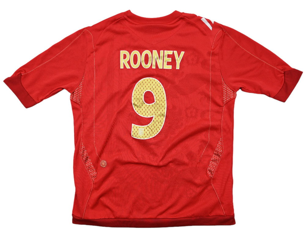 2006-08 ENGLAND *ROONEY* SHIRT S. BOYS
