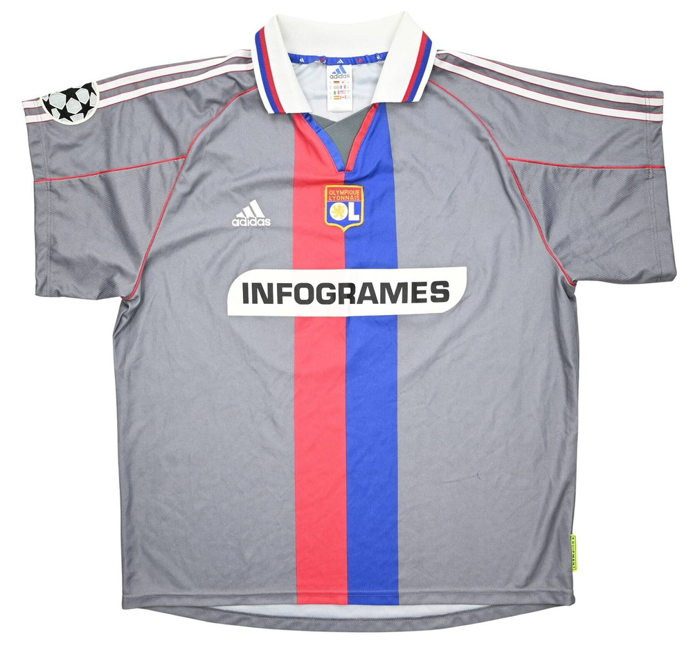 2000-01 OLYMPIQUE LYON *DELMOTTE* KOSZULKA XL