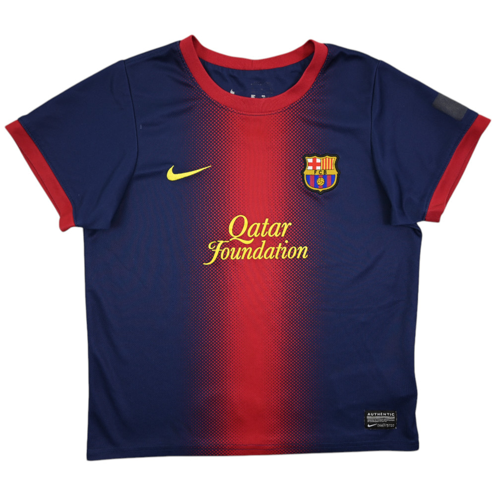 2012-13 BARCELONA SHIRT XS. BOYS