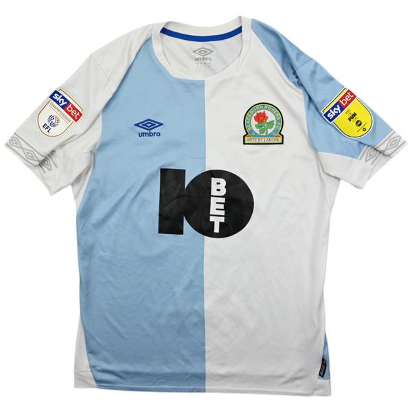 2018-19 BLACKBURN ROVERS *MULGREW* SHIRT M