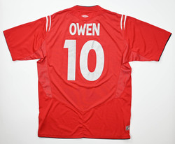 2004-06 ENGLAND *OWEN* SHIRT L