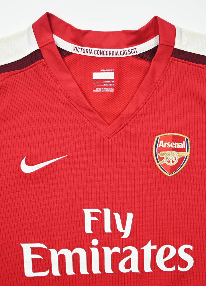 2008-10 ARSENAL LONDON SHIRT L. BOYS