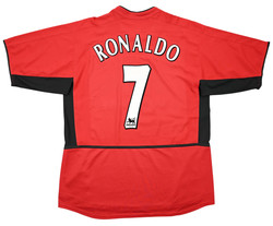 2002-04 MANCHESTER UNITED *RONALDO* KOSZULKA L