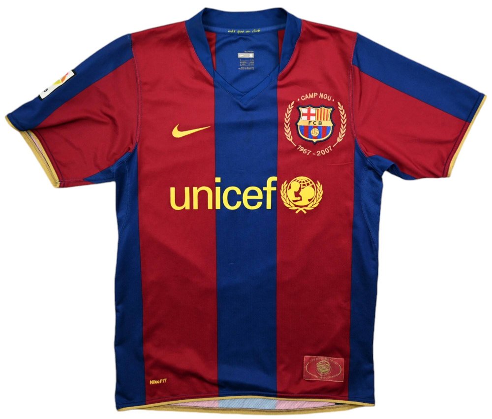 2007-08 FC BARCELONA SHIRT S