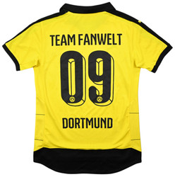 2015-16 BORUSSIA DORTMUND *TEAM FANWELT* SHIRT S