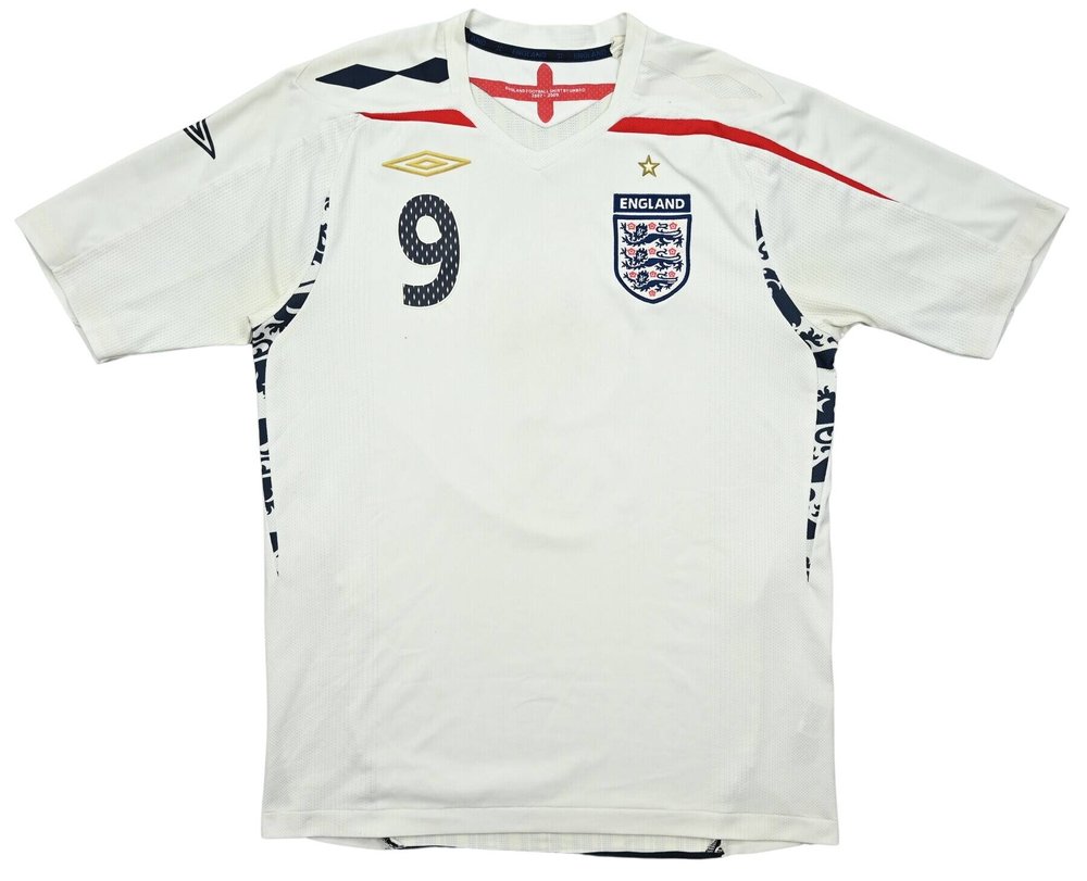 2005-07 ENGLAND *ROONEY* SHIRT M