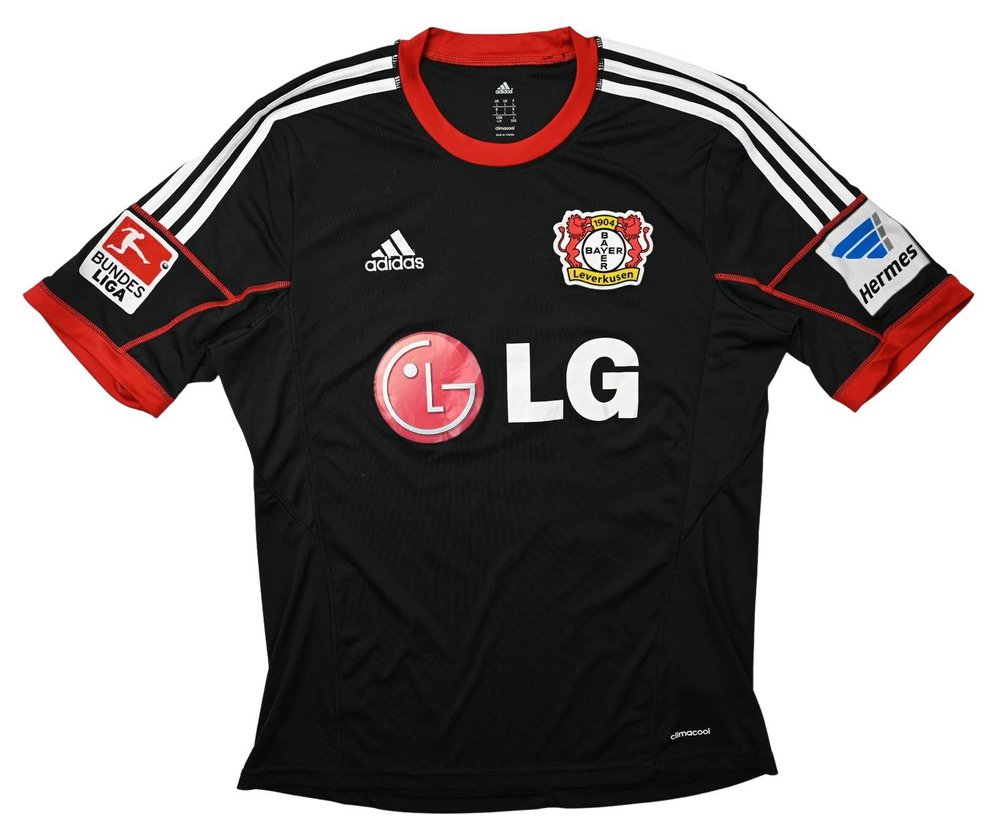 2013-14 BAYER LEVERKUSEN *CASTRO* MATCH ISSUE SHIRT L