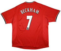 2000-02 MANCHESTER UNITED *BECKHAM* KOSZULKA XXL