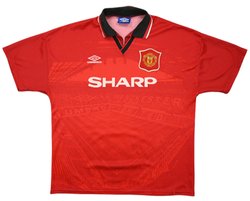 1994-96 MANCHESTER UNITED SHIRT L