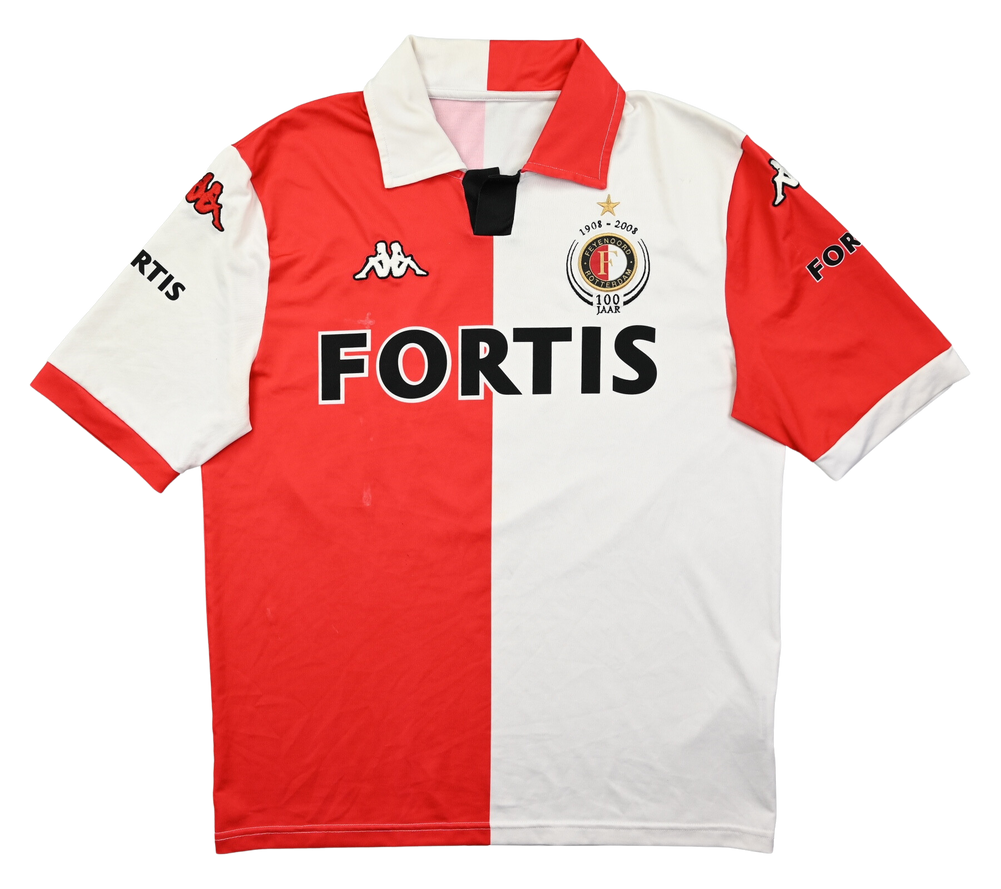 2008-09 FEYENOORD ROTTERDAM *VAN BRONCKHORST* KOSZULKA XXL