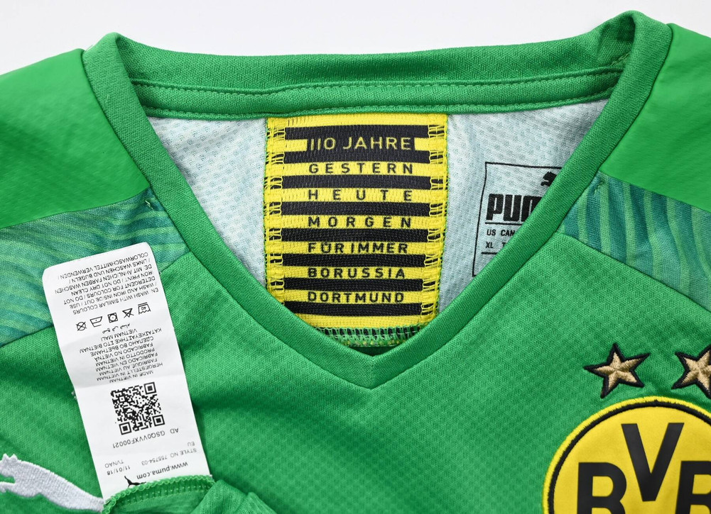 2019-20 BORUSSIA DORTMUND GOALKEEPER LONGSLEEVE XL. BOYS