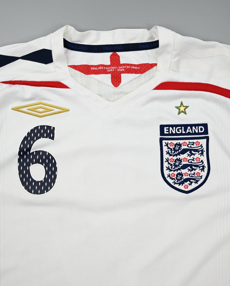 2007-09 ENGLAND *TERRY* SHIRT S