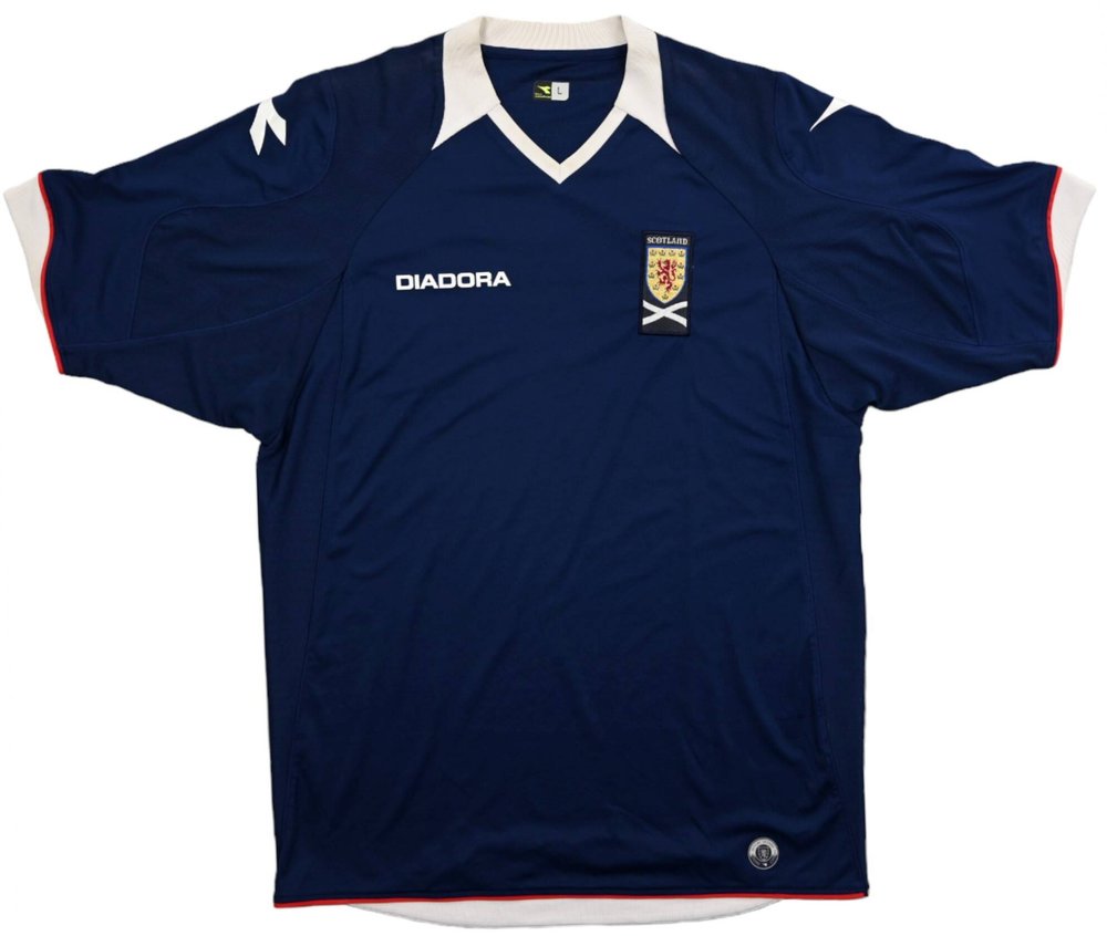 2008-09 SCOTLAND SHIRT L