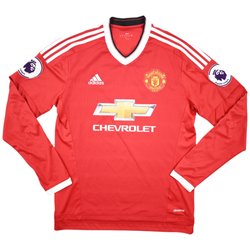 2015-16 MANCHESTER UNITED LONGSLEEVE M