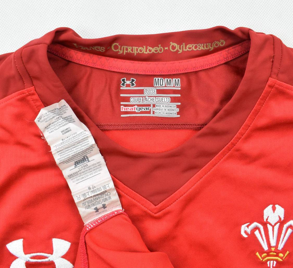 WALES RUGBY UNDER ARMOUR SHIRT M
