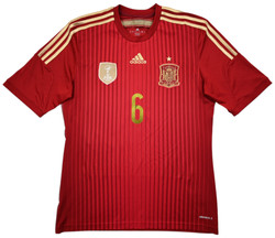 2013-15 SPAIN *A. INIESTA* SHIRT M