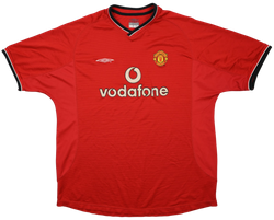 2000-02 MANCHESTER UNITED SHIRT XXL