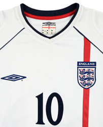 2001-03 ENGLAND *OWEN* VS GERMANY MATCH ISSUE SHIRT XL