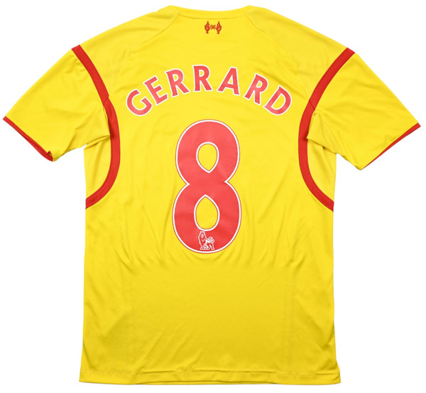 2014-15 LIVERPOOL *GERRARD* SHIRT S