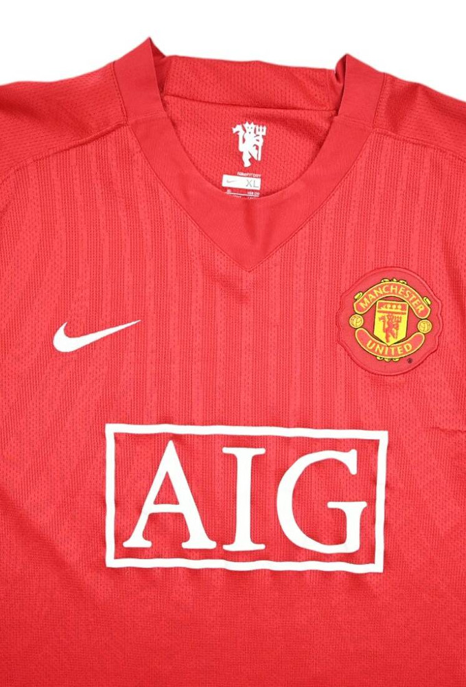 2007-09 MANCHESTER UNITED *ROONEY* SHIRT XL