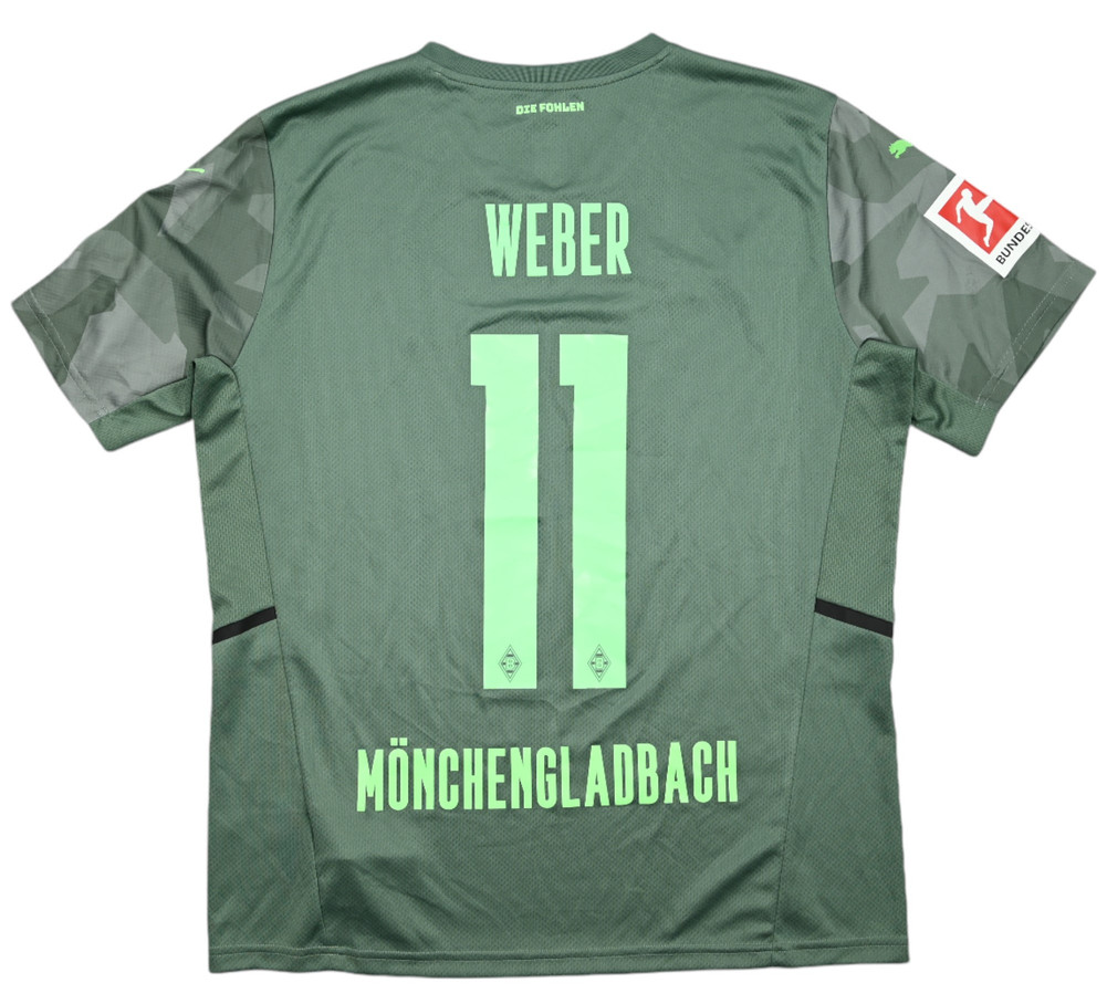 2021-22 BORUSSIA MONCHENGLADBACH *WEBER* SHIRT L