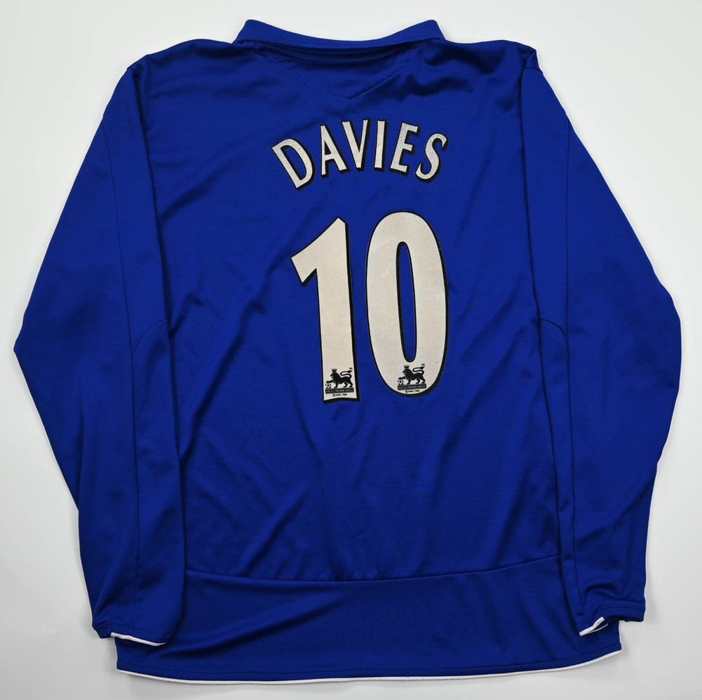 2005-06 EVERTON *DAVIES* LONGSLEEVE KOSZULKA XXL