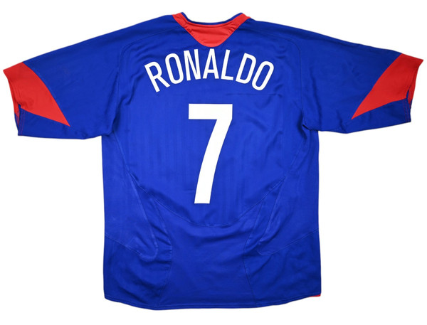 2005-06 MANCHESTER UNITED *RONALDO* SHIRT L