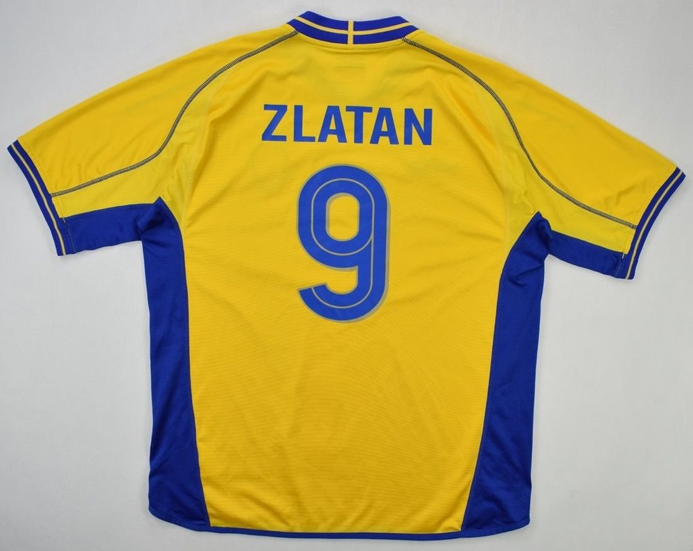 2003-04 SWEDEN *ZLATAN* SHIRT XL