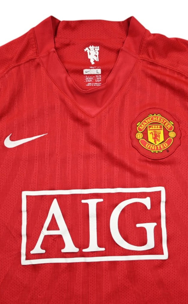 2007-09 MANCHESTER UNITED *RONALDO* SHIRT L