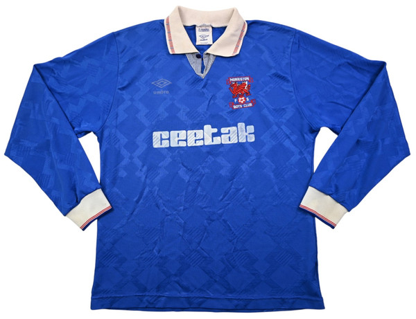 MORISSTON TOWN BOYS CLUB LONGSLEEVE SHIRT S