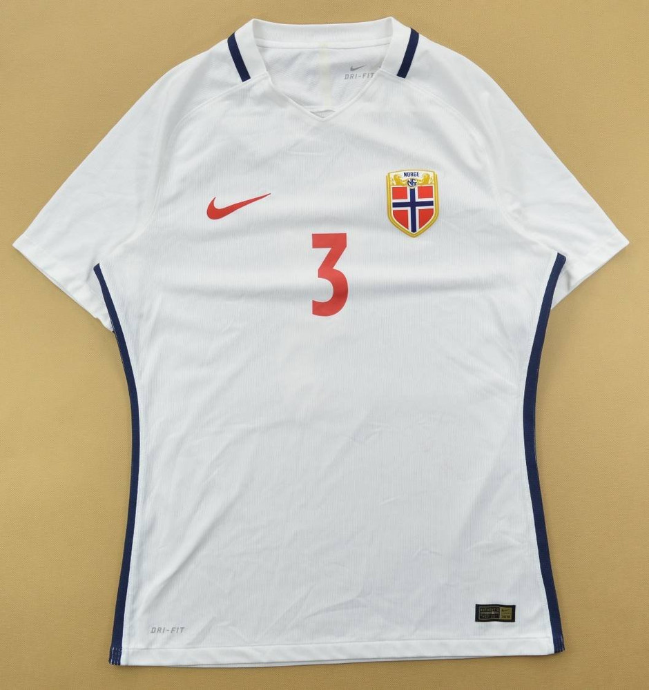 2016-18 NORWAY WOMAN MATCH ISSUE SHIRT L