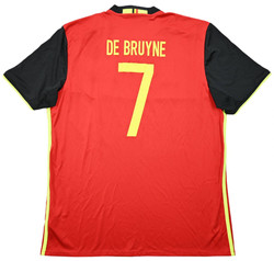2016-17 BELGIUM *DE BRUYNE* SHIRT L