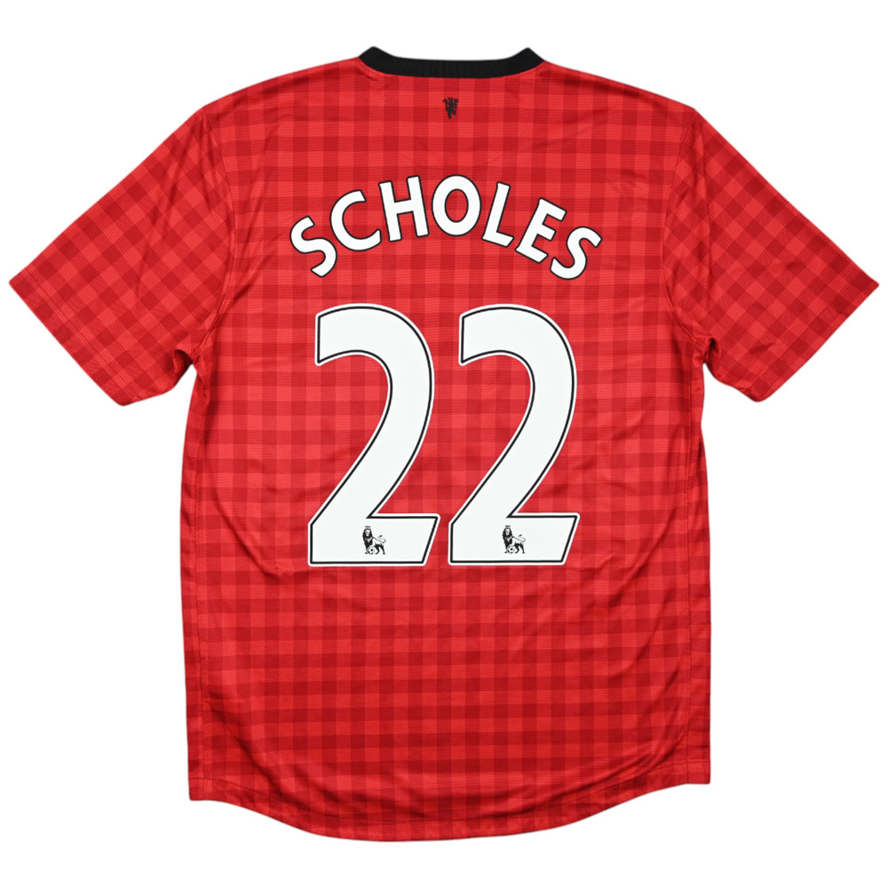 2012-13 MANCHESTER UNITED *SCHOLES* KOSZULKA S
