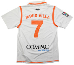 2007-08 VALENCIA *DAVID VILLA* SHIRT S