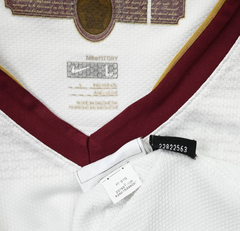 2007-08 ARSENAL LONDON SHIRT L. BOYS