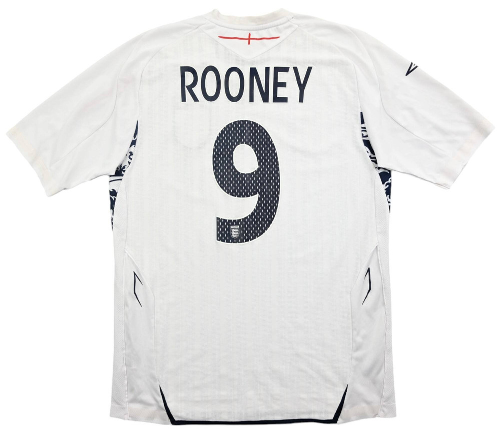 2007-09 ENGLAND *ROONEY* KOSZULKA M