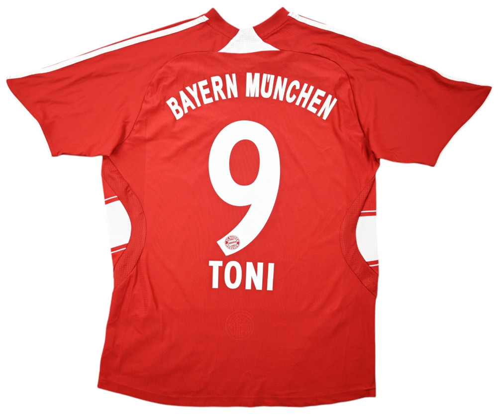2007-08 BAYERN MUNCHEN *TONI* SHIRT XL. BOYS/S