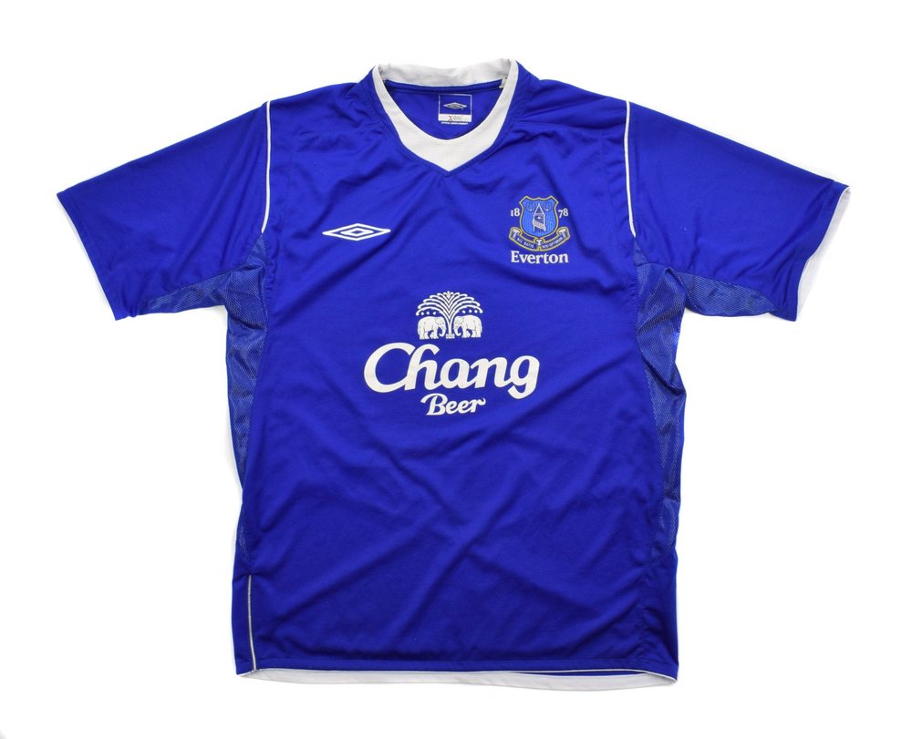 2004-05 EVERTON SHIRT M