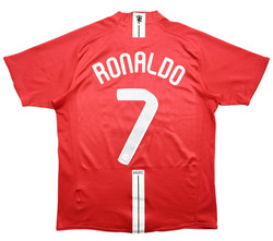 2007-09 MANCHESTER UNITED *RONALDO* SHIRT M