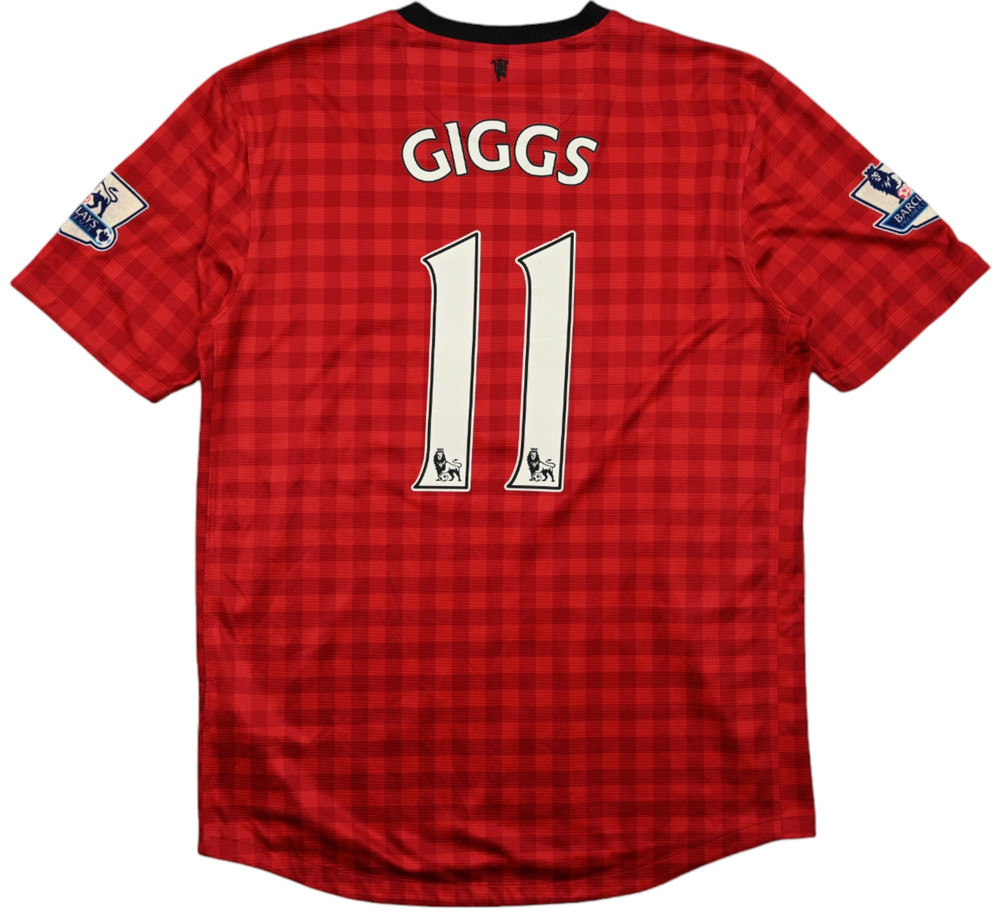 2012-13 MANCHESTER UNITED *GIGGS* SHIRT M