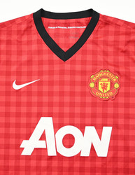 2012-13 MANCHESTER UNITED *SCHOLES* SHIRT S