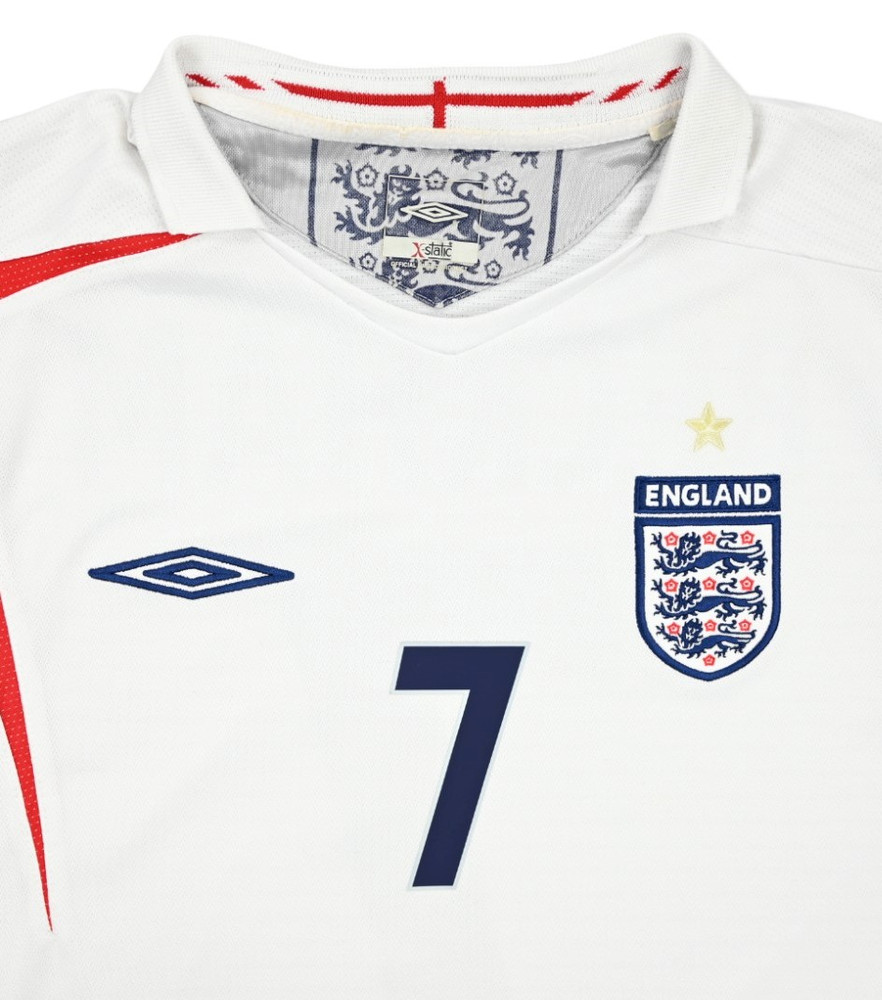 2005-07 ENGLAND *BECKHAM* KOSZULKA L