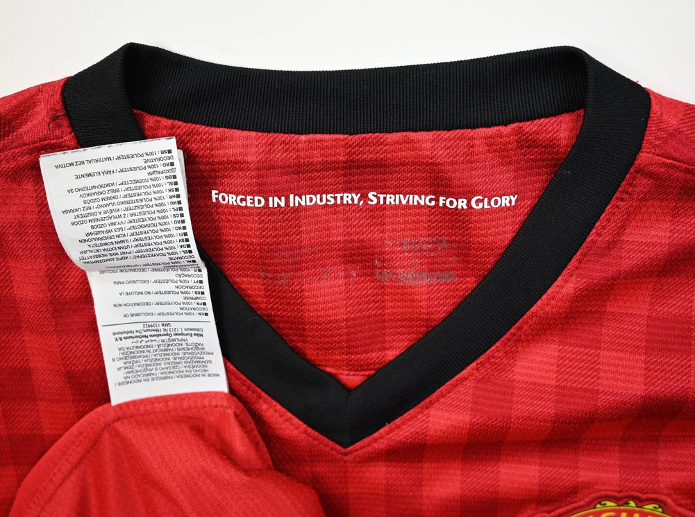 2012-13 MANCHESTER UNITED *SCHOLES* SHIRT S