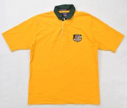 AUSTRALIA RUGBY COTTON OXFORD SHIRT L