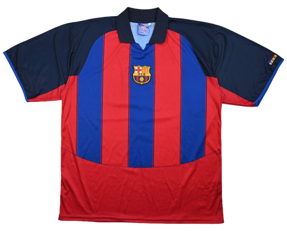 2000-01 FC BARCELONA *LARSSON* SHIRT XL