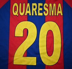 2002-03 BARCELONA *QUARESMA* KOSZULKA S