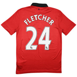 2013-14 MANCHESTER UNITED *FLETCHER* SHIRT M