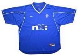 1999-01 GLASGOW RANGERS SHIRT XL